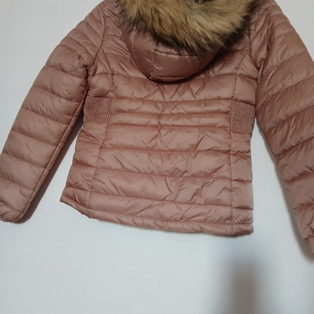 Polu Wonderful  Women's Tan Puffer Jacket Size S - Picture 8 of 16
